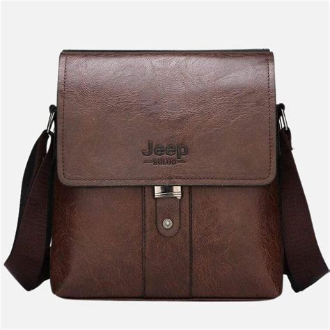 bolsa jeep de couro masculina transversal tiracolo